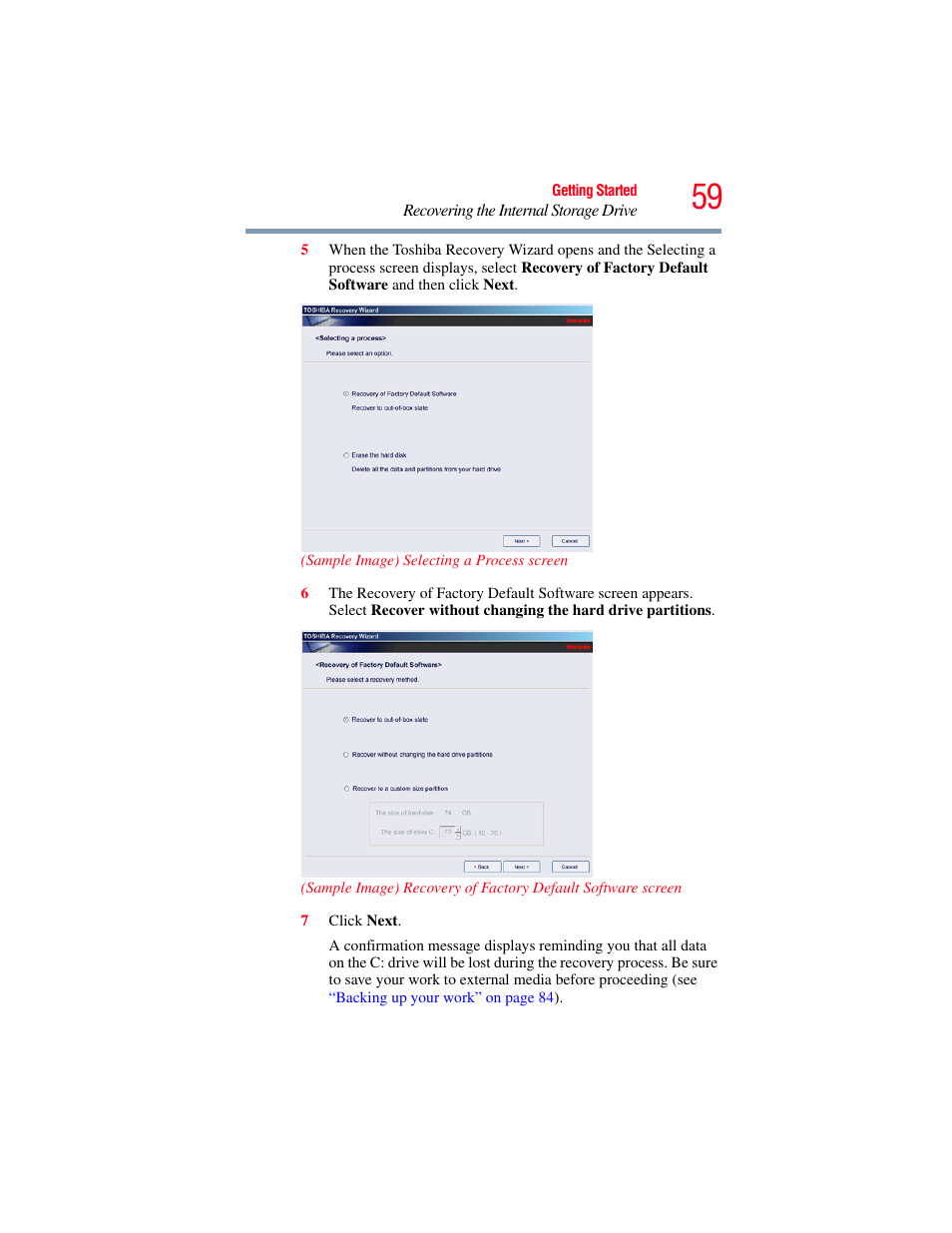 Toshiba Toshubia Tecra R940 User Manual | Page 59 / 216
