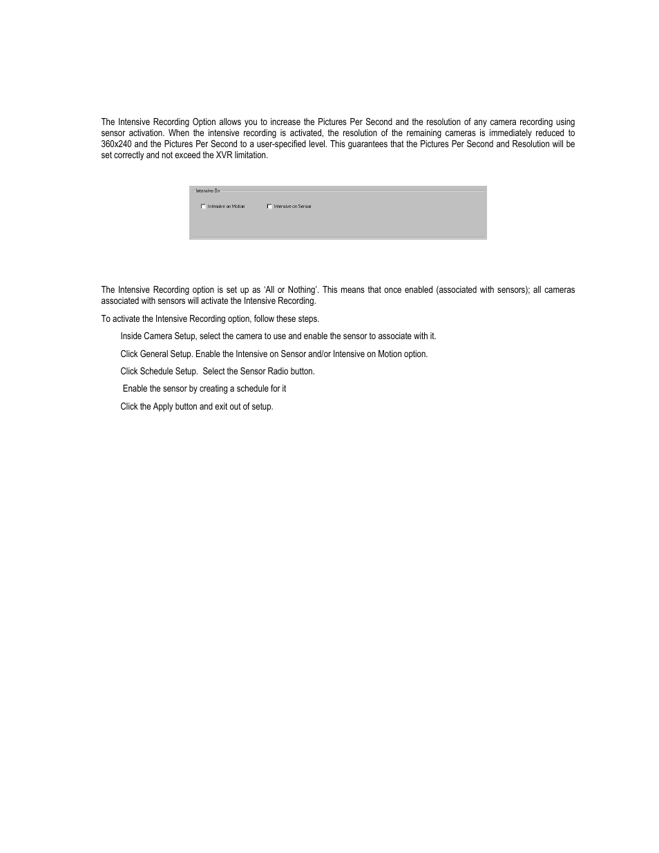 Intensive recording overview, How to use intensive recording | Toshiba XVR16-120-X User Manual | Page 63 / 121