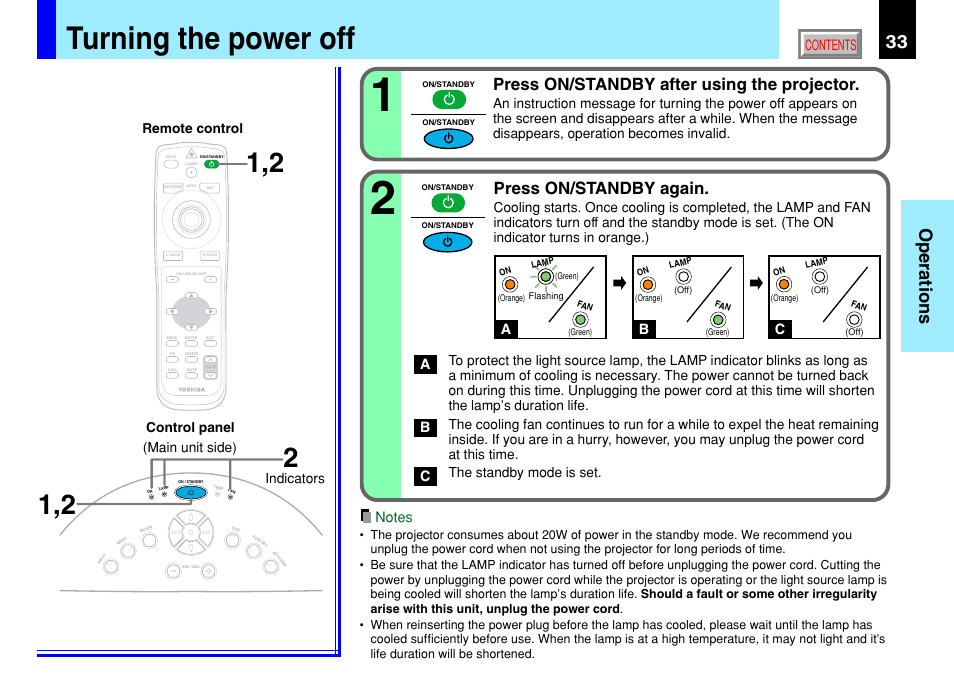 Toshiba TLP791 User Manual | Page 33 / 80