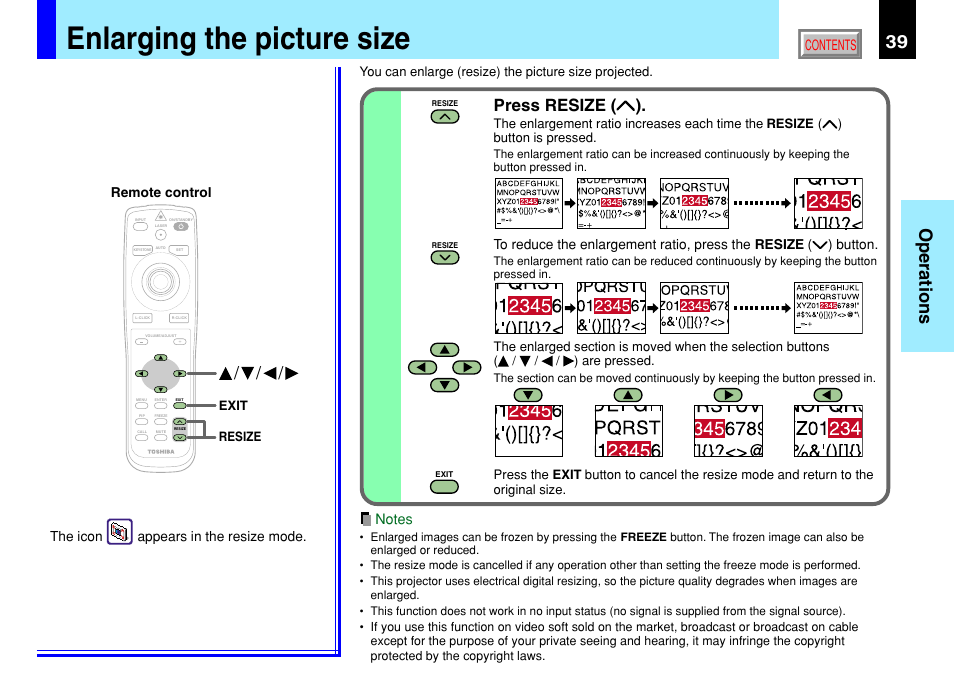 Toshiba TLP791 User Manual | Page 39 / 80