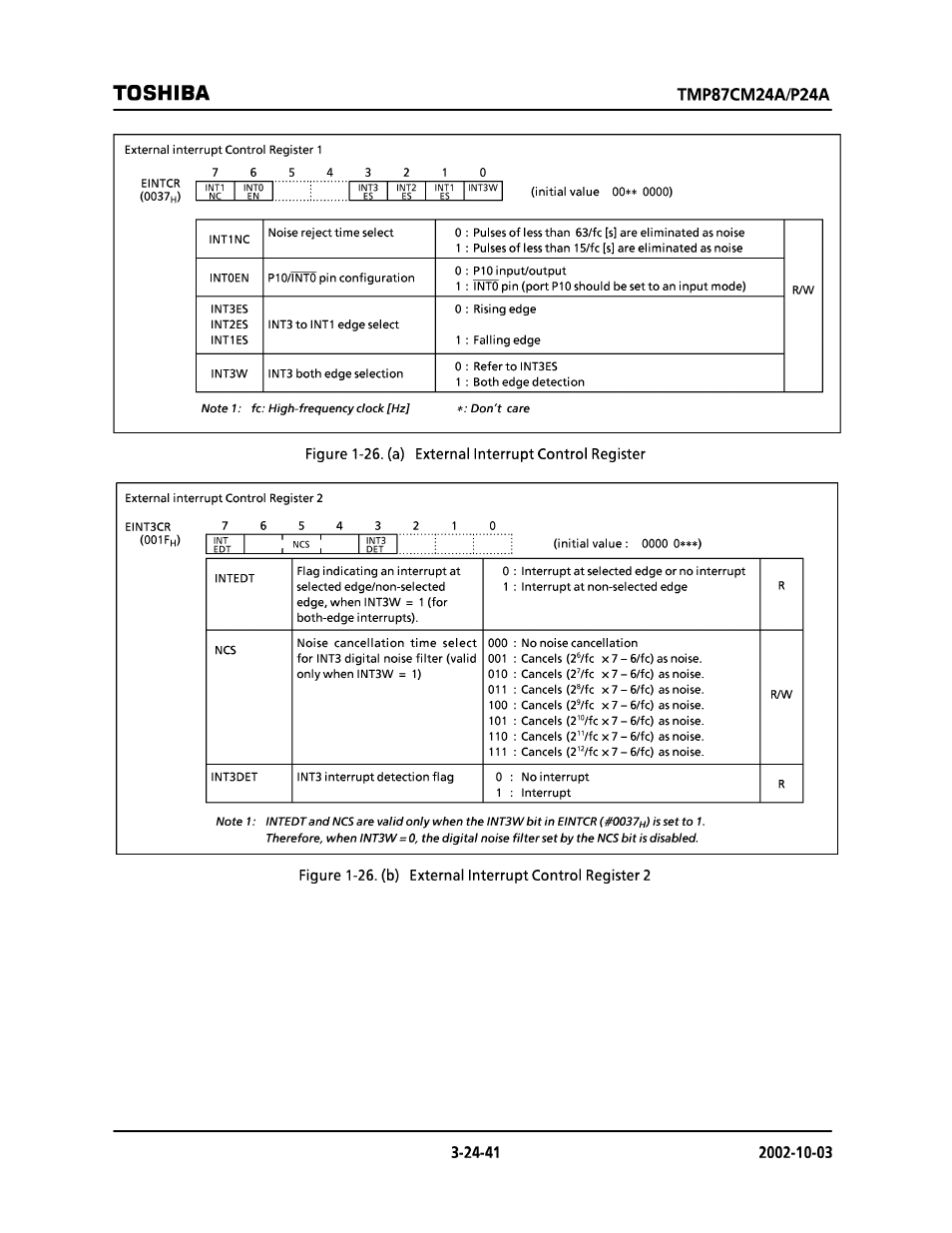 Toshiba | Toshiba TMP87CP24AF User Manual | Page 41 / 132