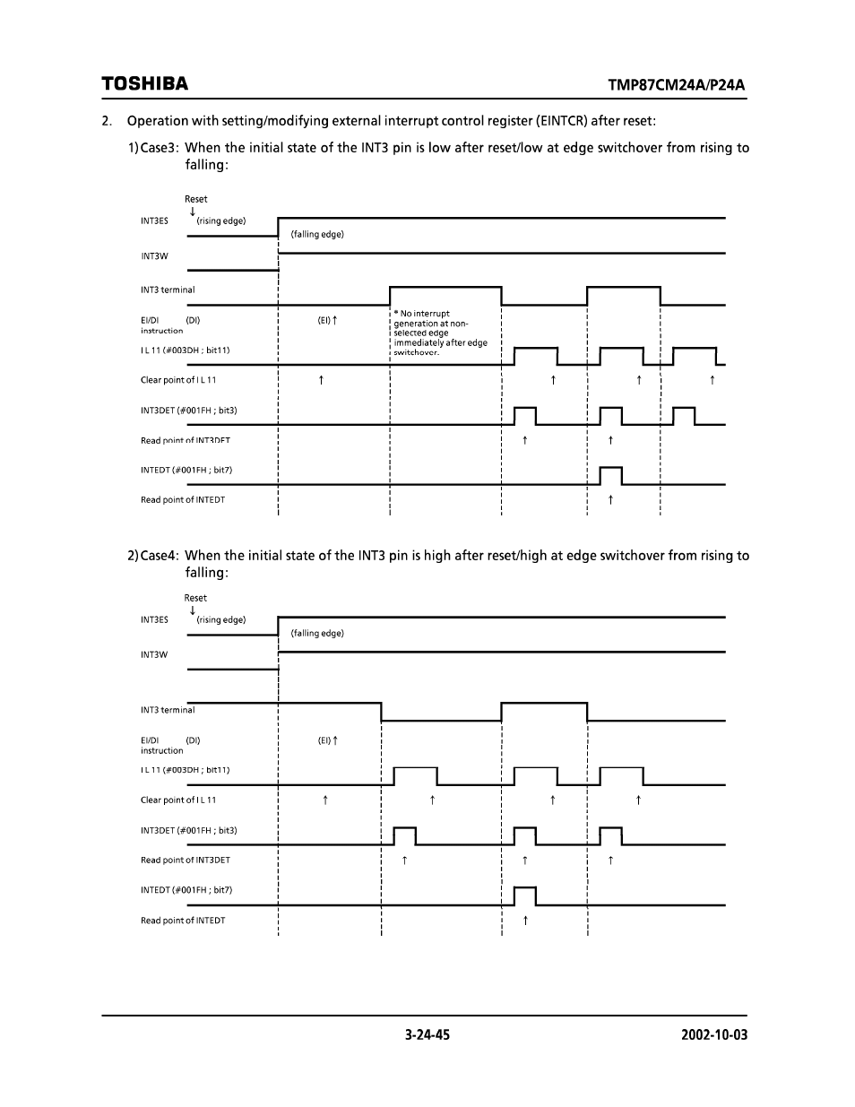 Toshiba | Toshiba TMP87CP24AF User Manual | Page 45 / 132