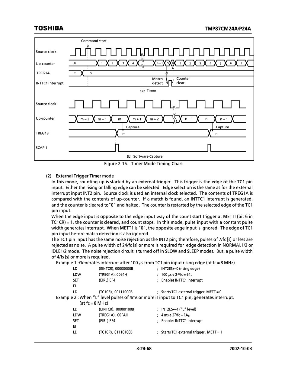 I)gz)gz)c2:xiz)gzn^xhxzdgz), Toshiba | Toshiba TMP87CP24AF User Manual | Page 68 / 132