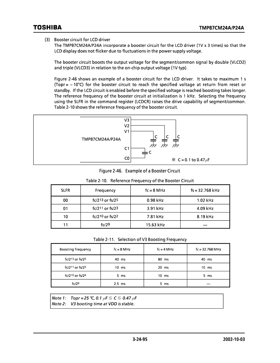 Toshiba | Toshiba TMP87CP24AF User Manual | Page 95 / 132