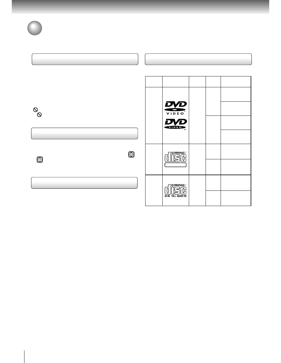 Playable discs, About this owner’s manual, On video cds | Toshiba SD-2050 User Manual | Page 10 / 46