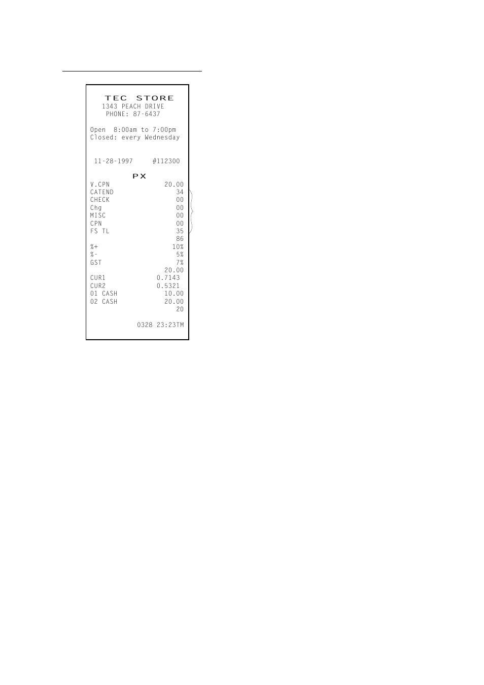Other programmed data read | Toshiba TEC MA-1350-1 User Manual | Page 111 / 114