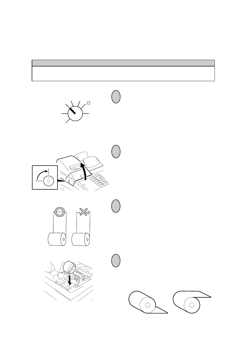 Installing the receipt/journal roll, Installing the receipt roll, Installing the receipt roll 2 1 3 4 | Toshiba TEC MA-1350-1 User Manual | Page 19 / 114