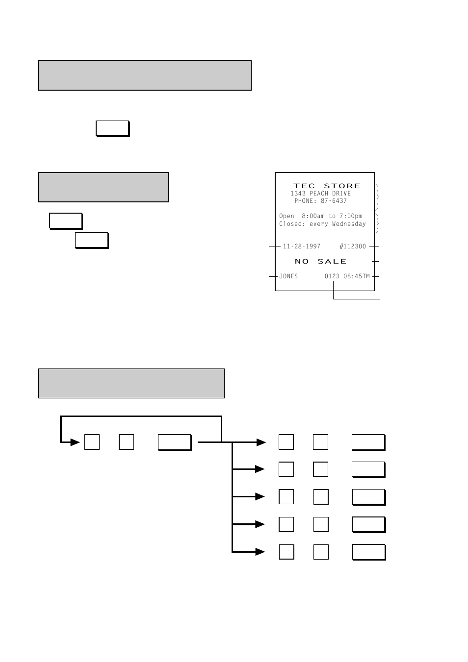 Received-on-account payment, No-sale (exchange) | Toshiba TEC MA-1350-1 User Manual | Page 29 / 114