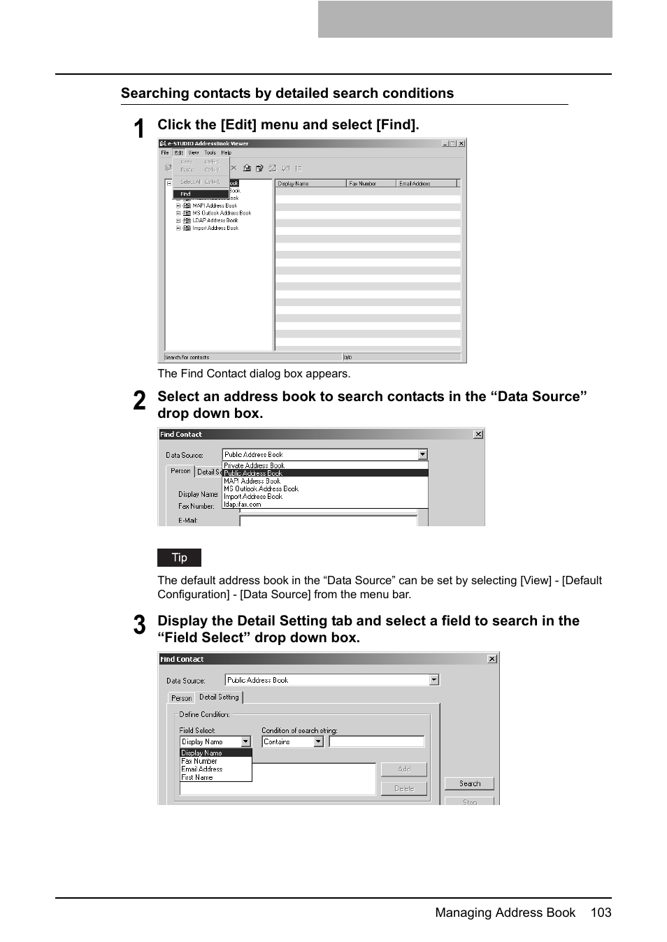 Toshiba E-STUDIO 165  EN User Manual | Page 103 / 118