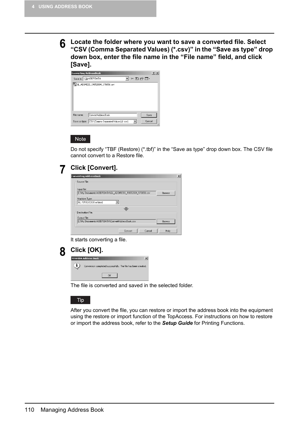 Toshiba E-STUDIO 165  EN User Manual | Page 110 / 118