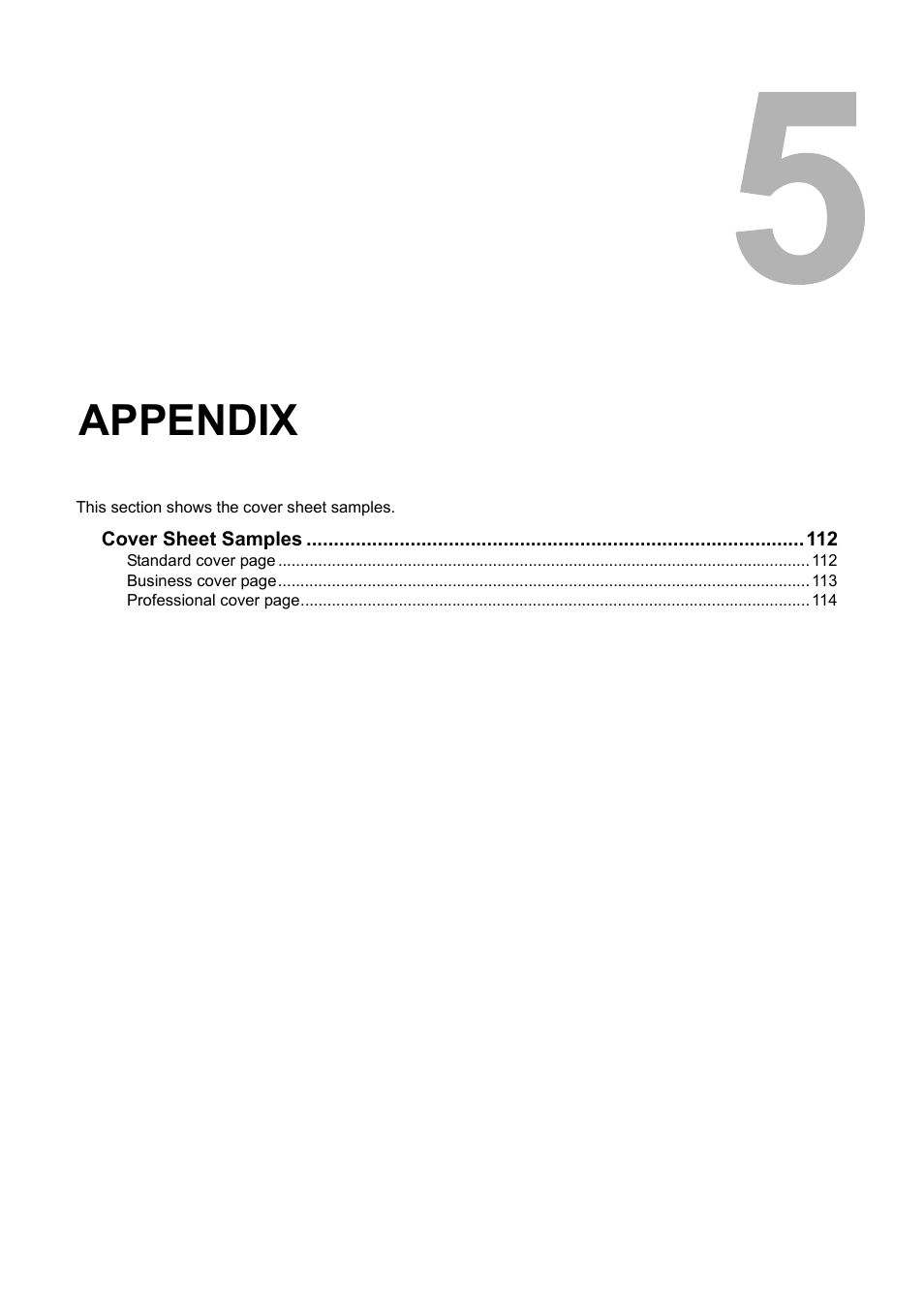 Appendix, Chapter 5 | Toshiba E-STUDIO 165  EN User Manual | Page 111 / 118