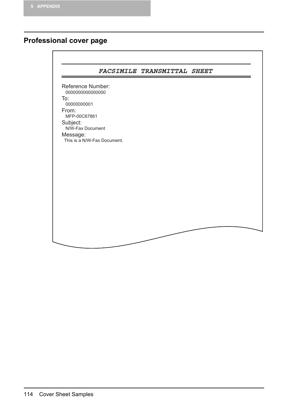 Professional cover page | Toshiba E-STUDIO 165  EN User Manual | Page 114 / 118