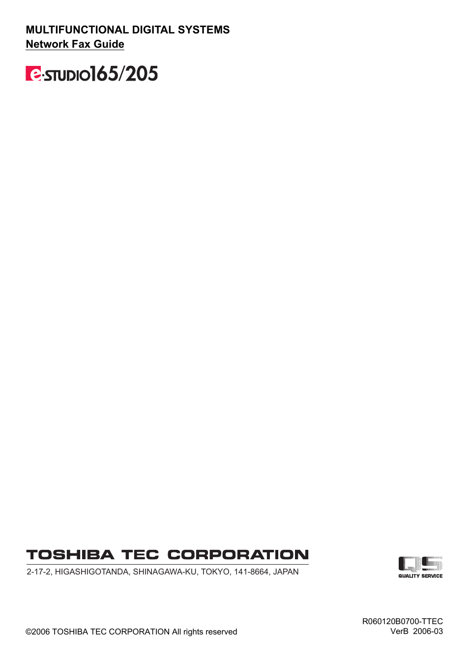 Multifunctional digital systems network fax guide | Toshiba E-STUDIO 165  EN User Manual | Page 118 / 118