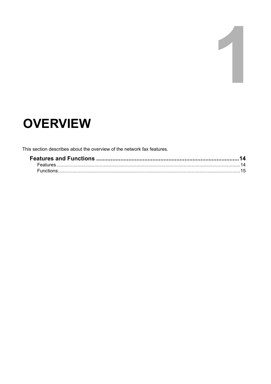 Overview, Chapter 1 | Toshiba E-STUDIO 165  EN User Manual | Page 13 / 118