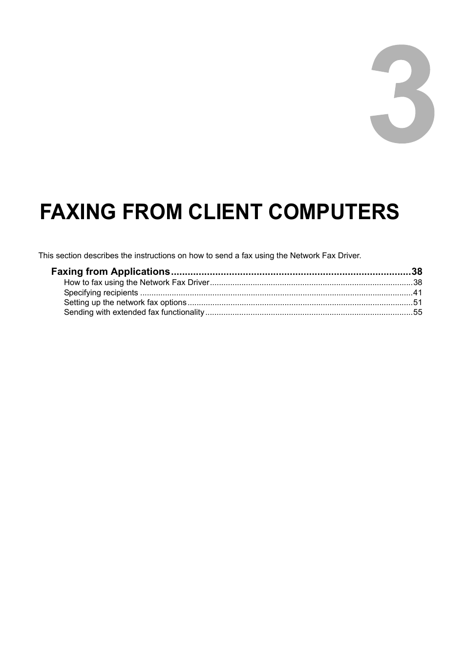 Faxing from client computers, Chapter 3 | Toshiba E-STUDIO 165  EN User Manual | Page 37 / 118