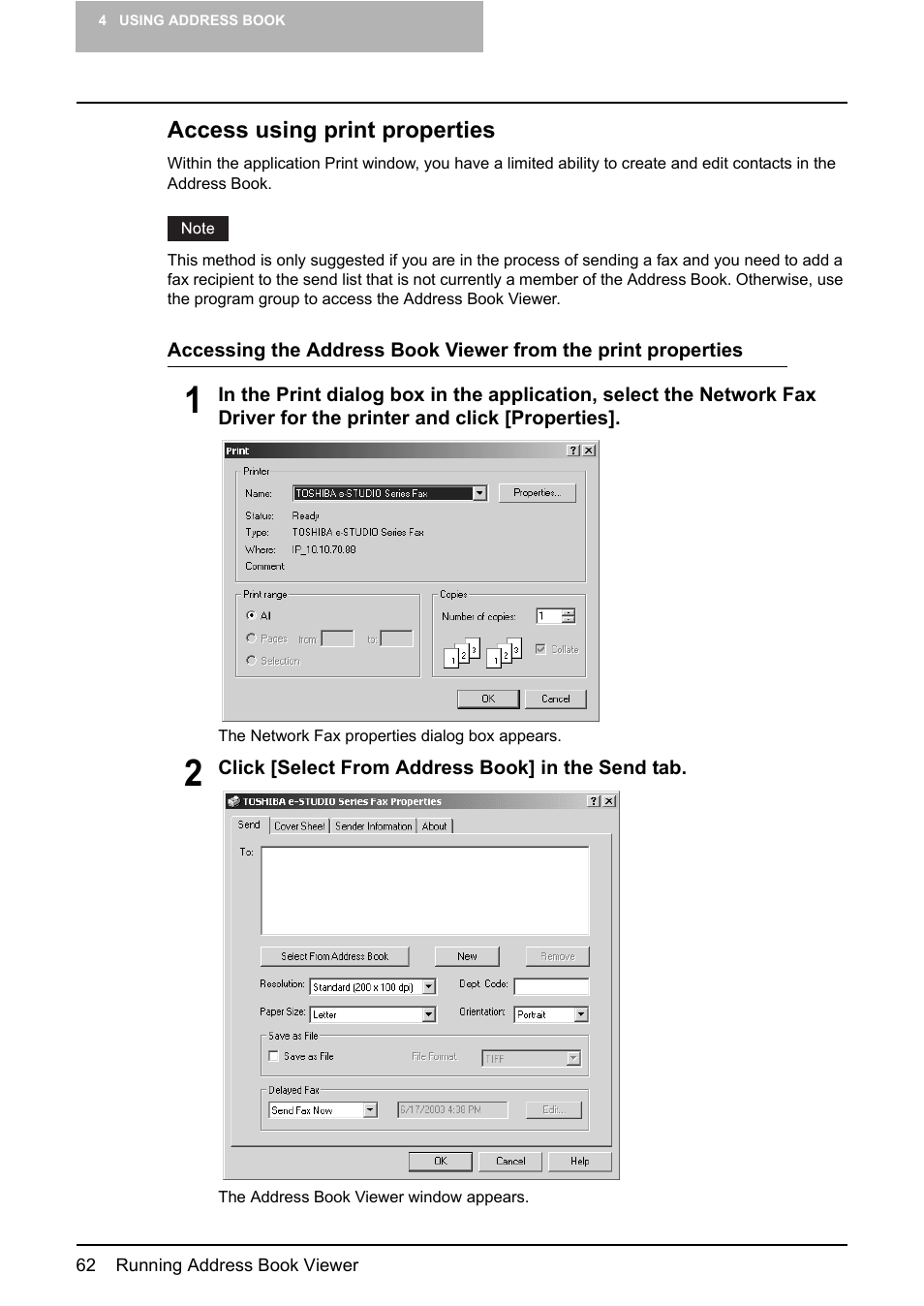 Toshiba E-STUDIO 165  EN User Manual | Page 62 / 118