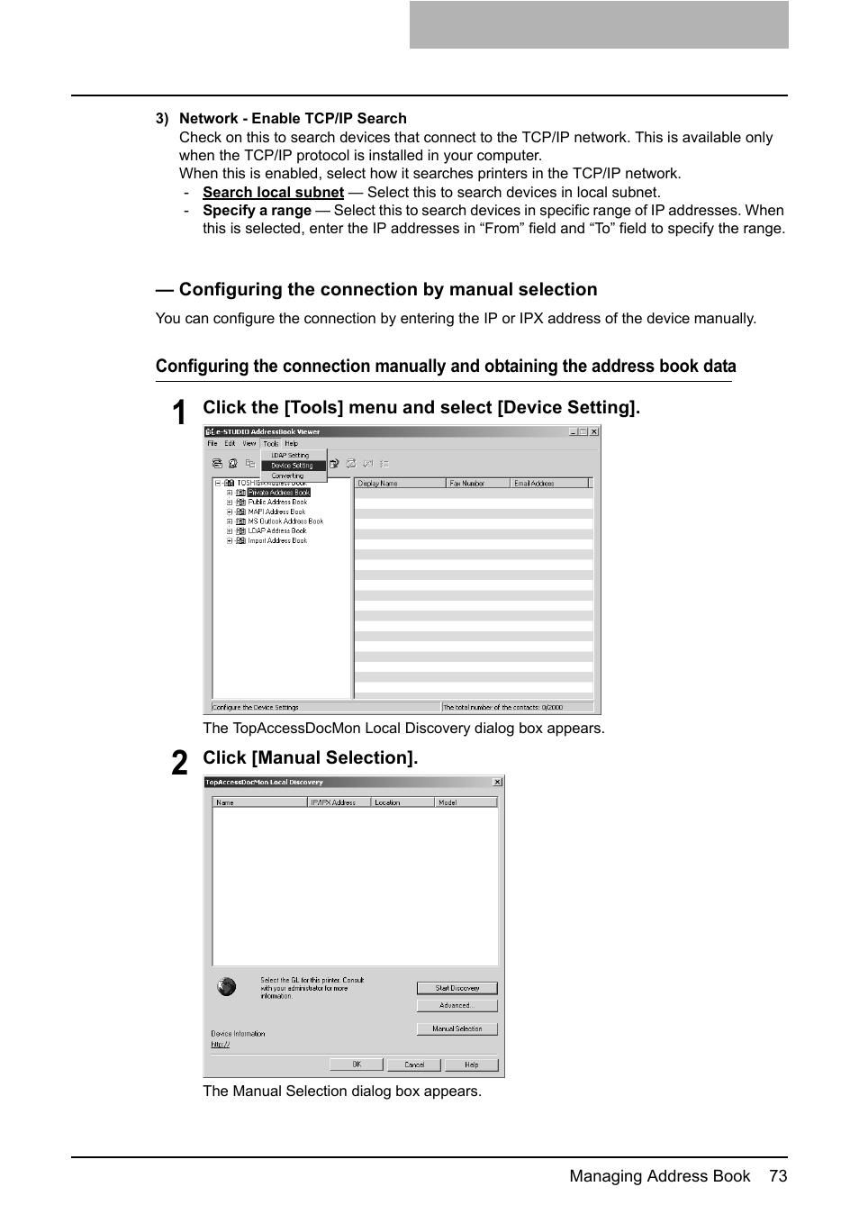 Toshiba E-STUDIO 165  EN User Manual | Page 73 / 118