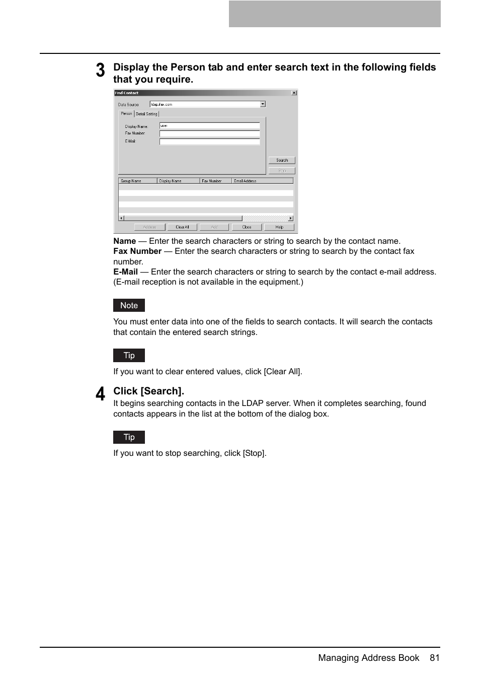 Toshiba E-STUDIO 165  EN User Manual | Page 81 / 118