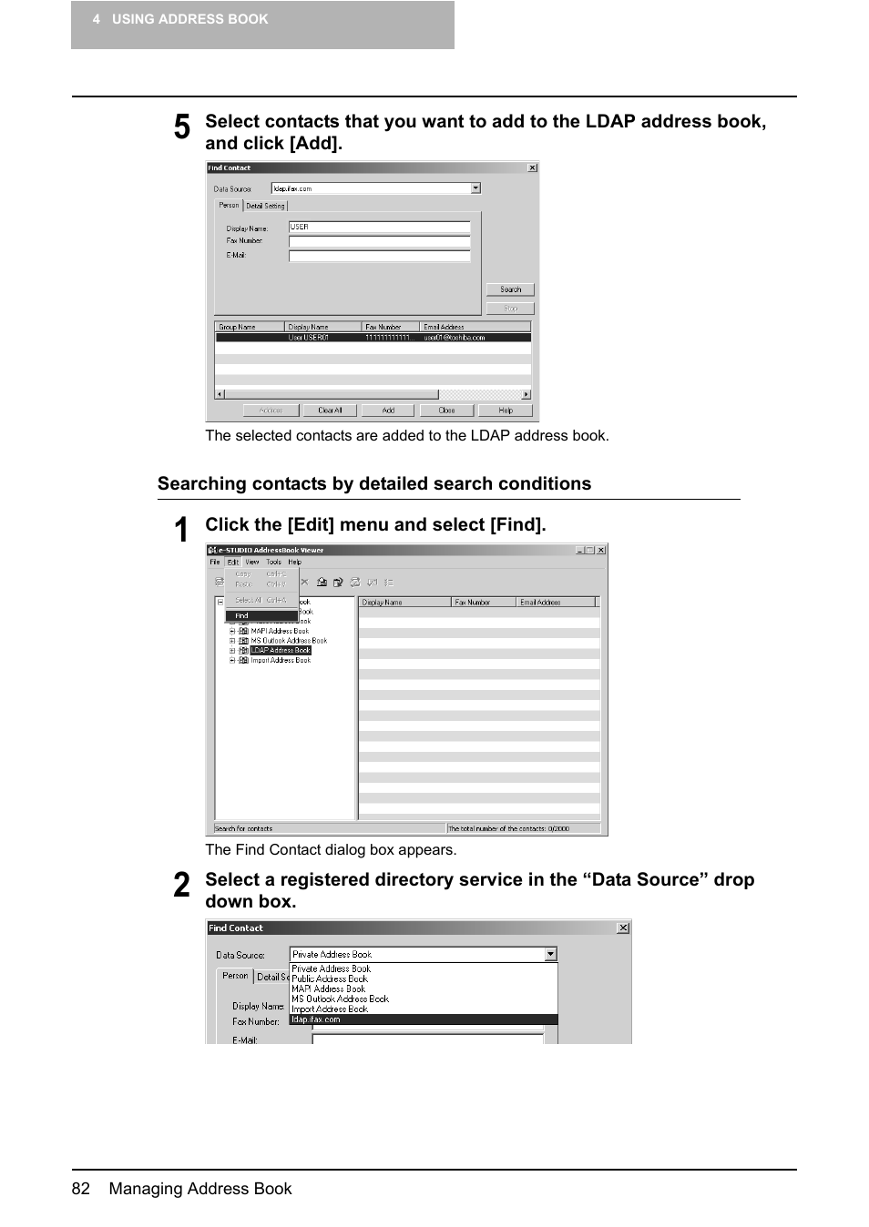 Toshiba E-STUDIO 165  EN User Manual | Page 82 / 118