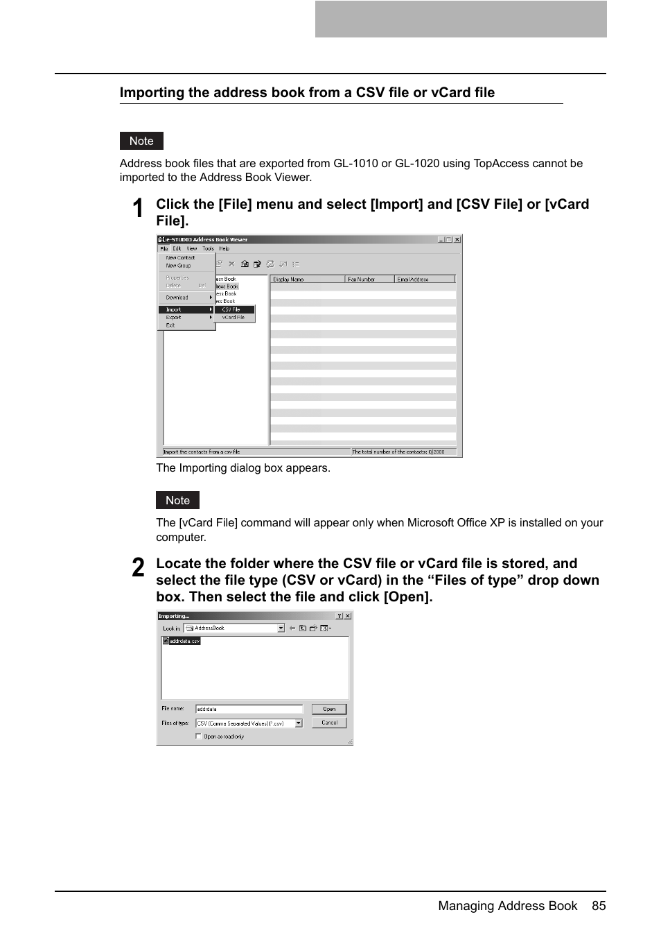 Toshiba E-STUDIO 165  EN User Manual | Page 85 / 118