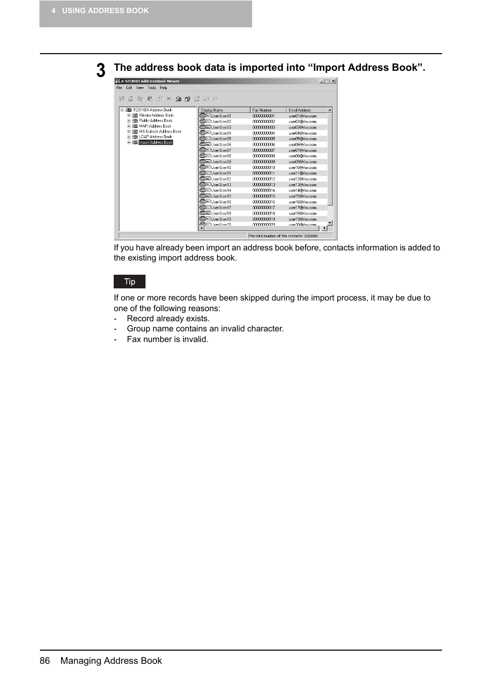 Toshiba E-STUDIO 165  EN User Manual | Page 86 / 118