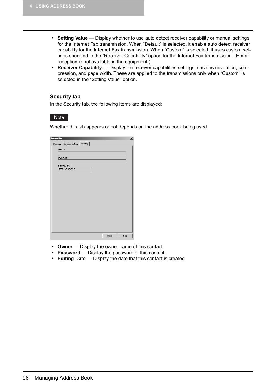 Toshiba E-STUDIO 165  EN User Manual | Page 96 / 118