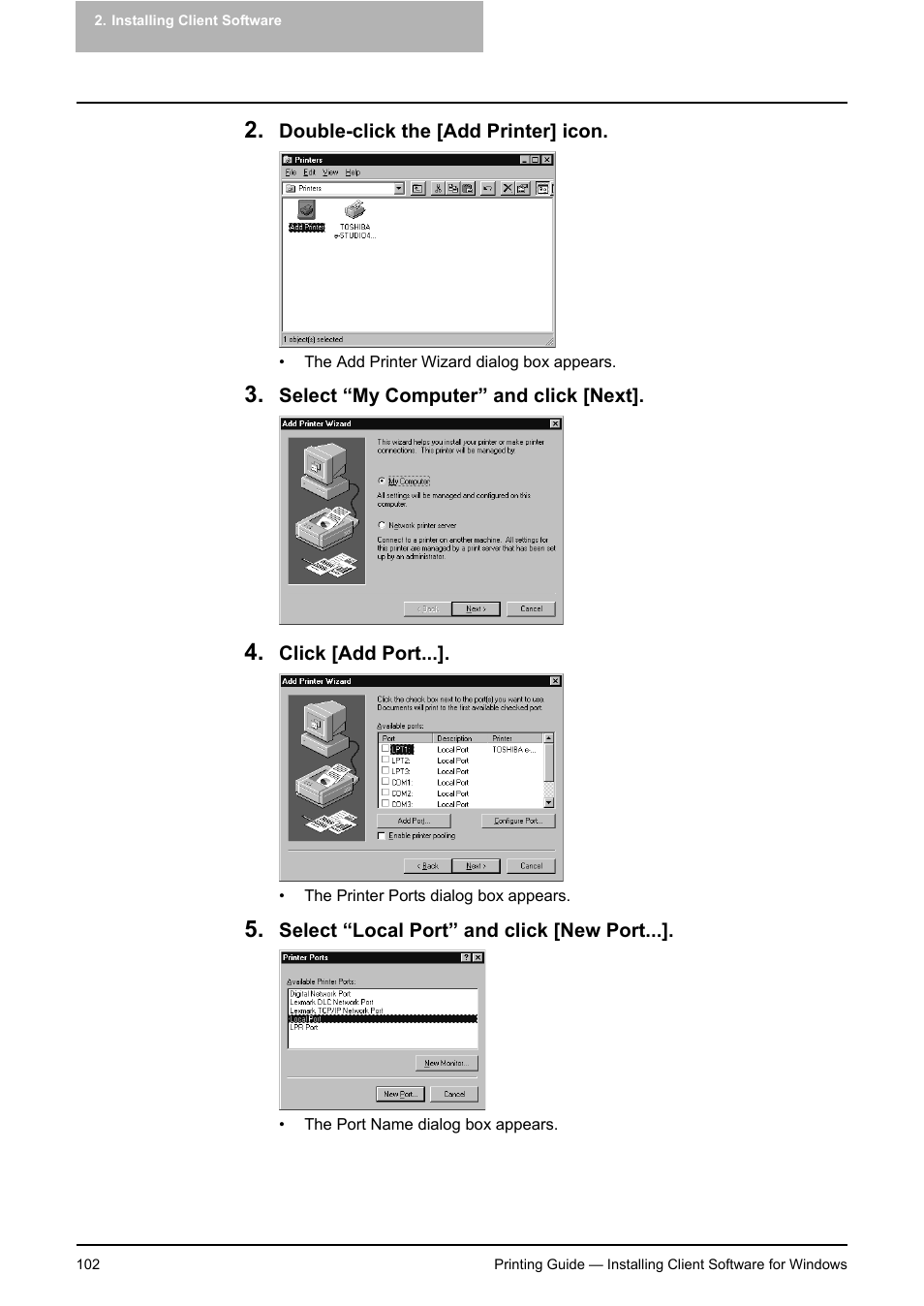 Toshiba E-STUDIO 351C User Manual | Page 102 / 372