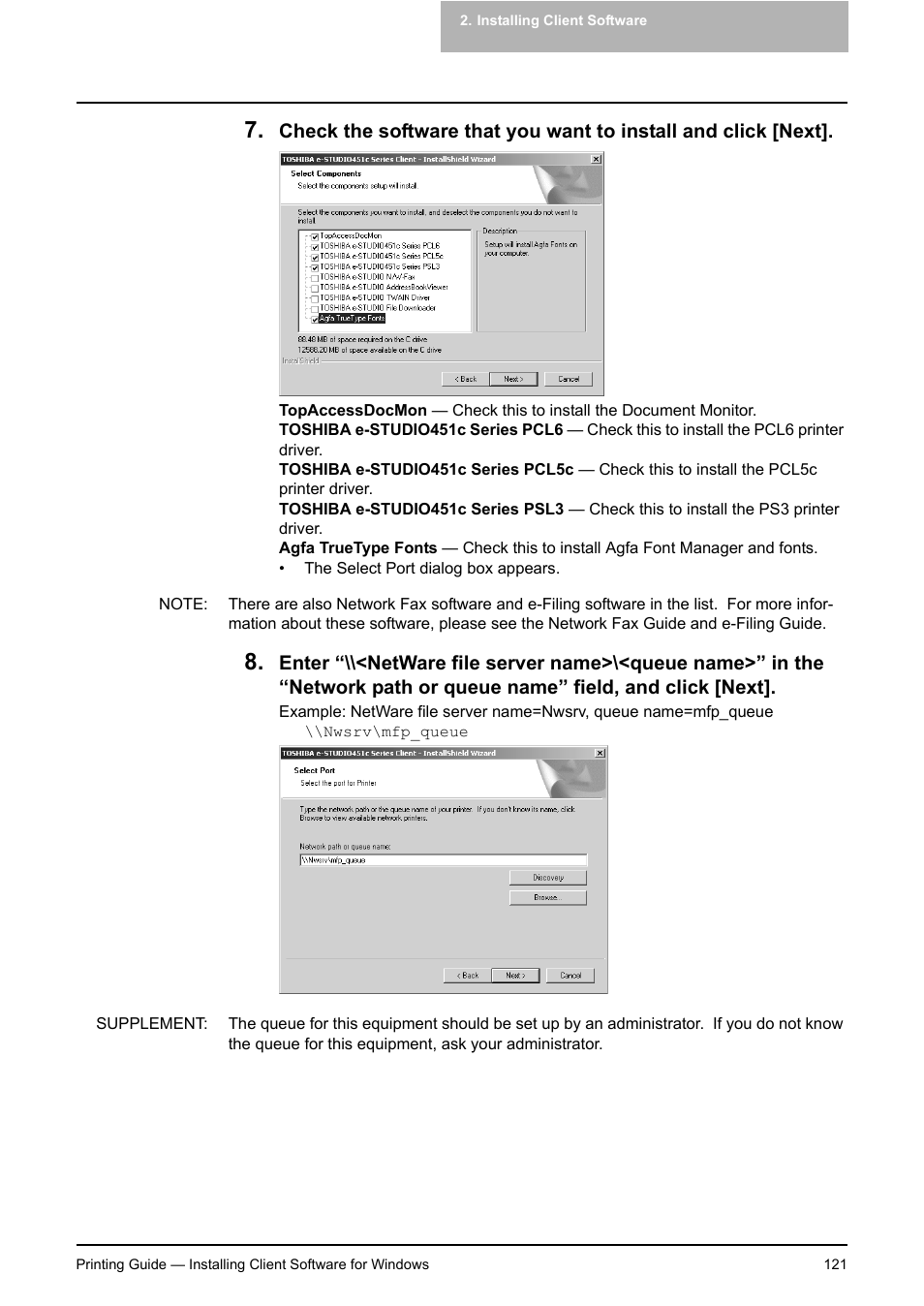Toshiba E-STUDIO 351C User Manual | Page 121 / 372