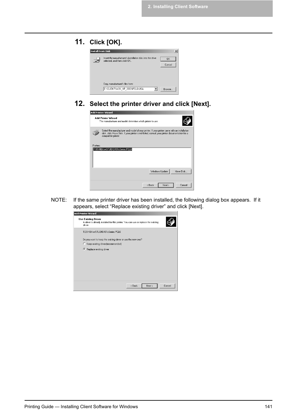 Toshiba E-STUDIO 351C User Manual | Page 141 / 372