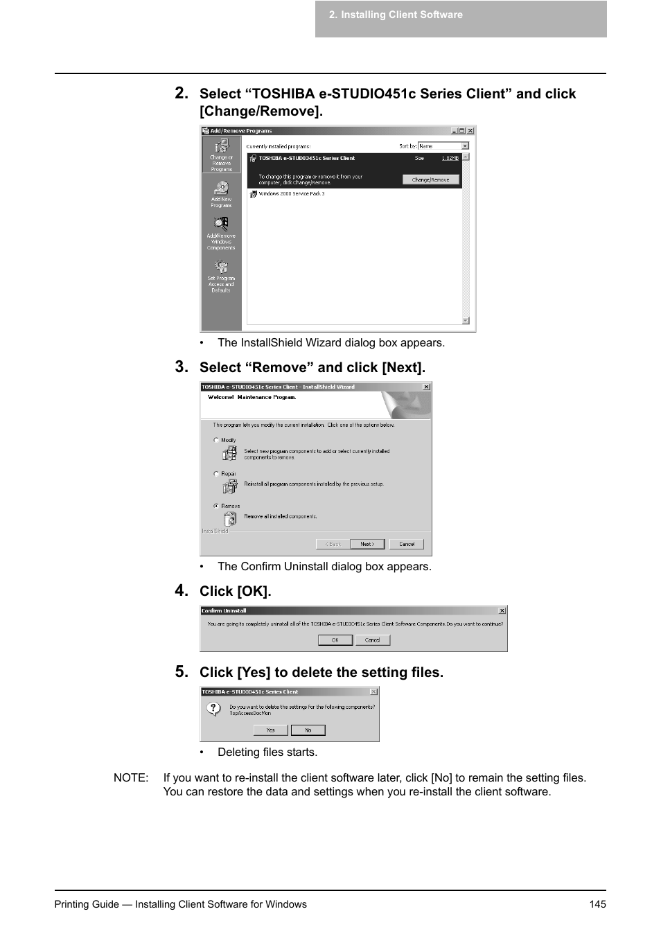 Toshiba E-STUDIO 351C User Manual | Page 145 / 372