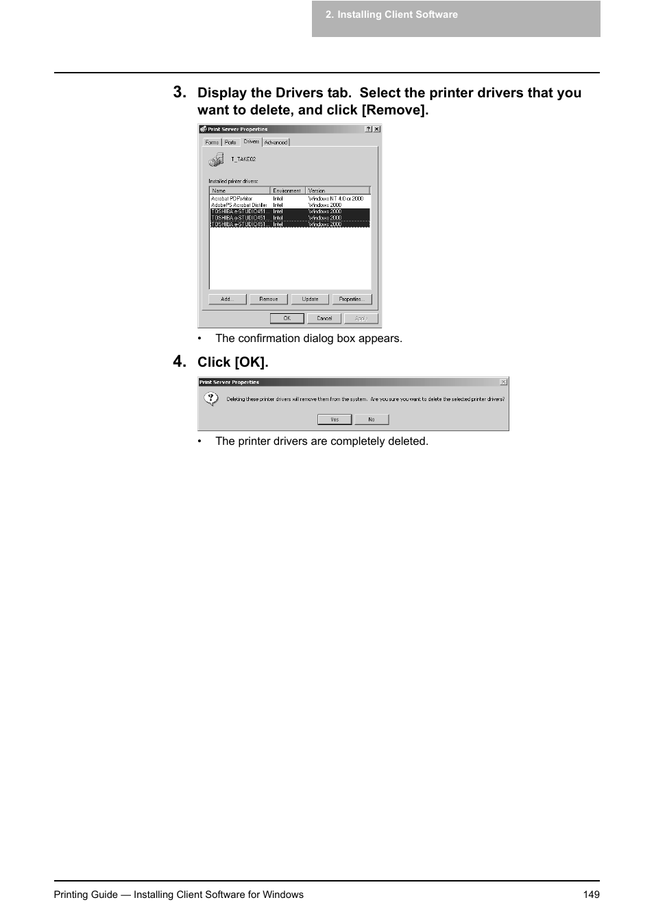 Toshiba E-STUDIO 351C User Manual | Page 149 / 372