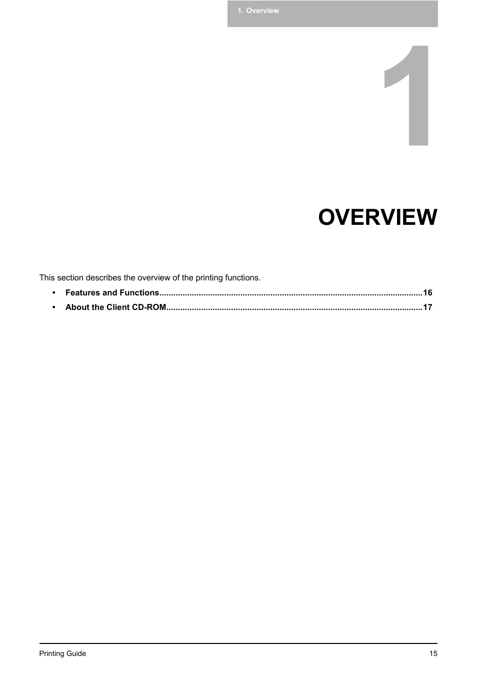 Overview | Toshiba E-STUDIO 351C User Manual | Page 15 / 372