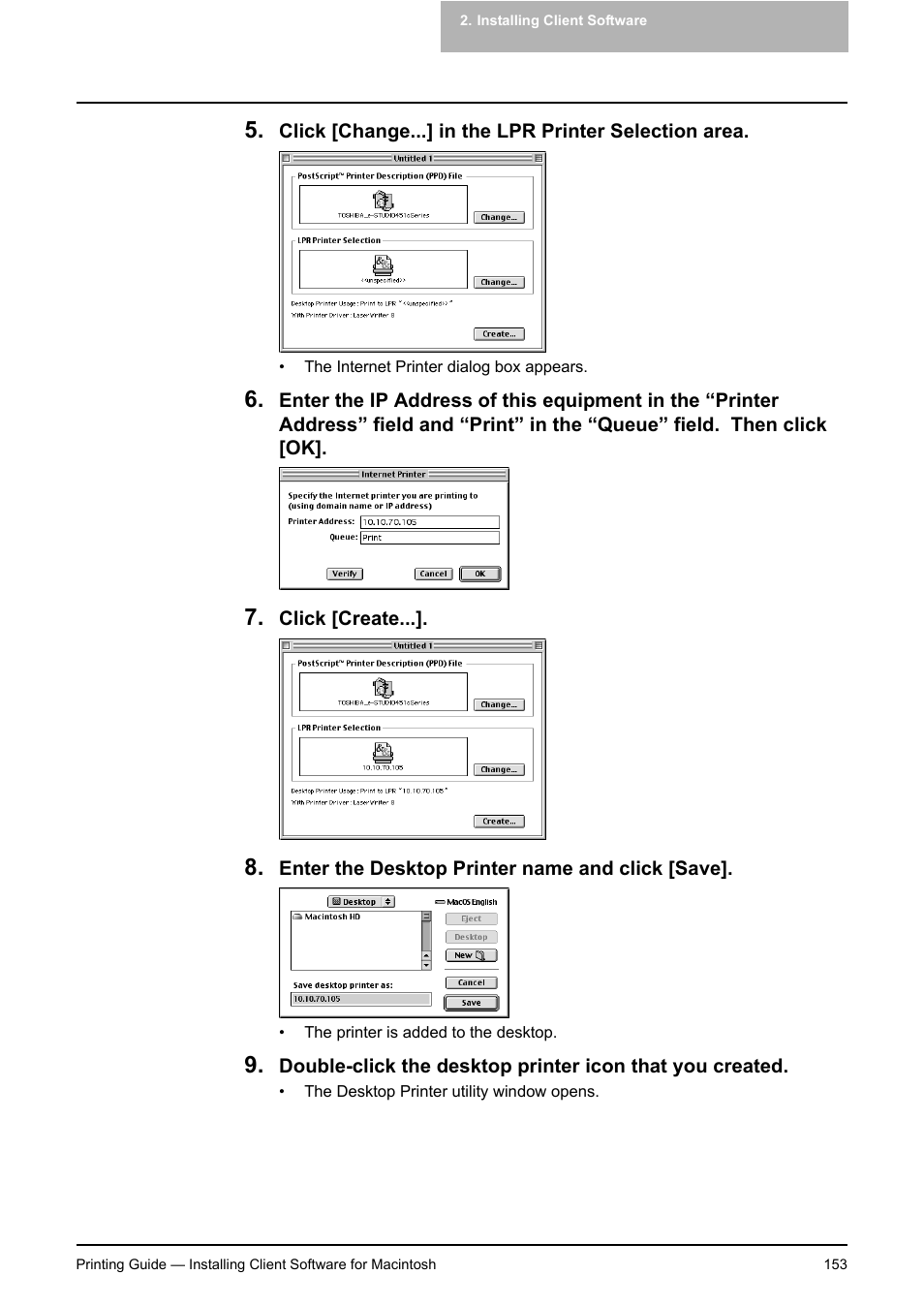Toshiba E-STUDIO 351C User Manual | Page 153 / 372