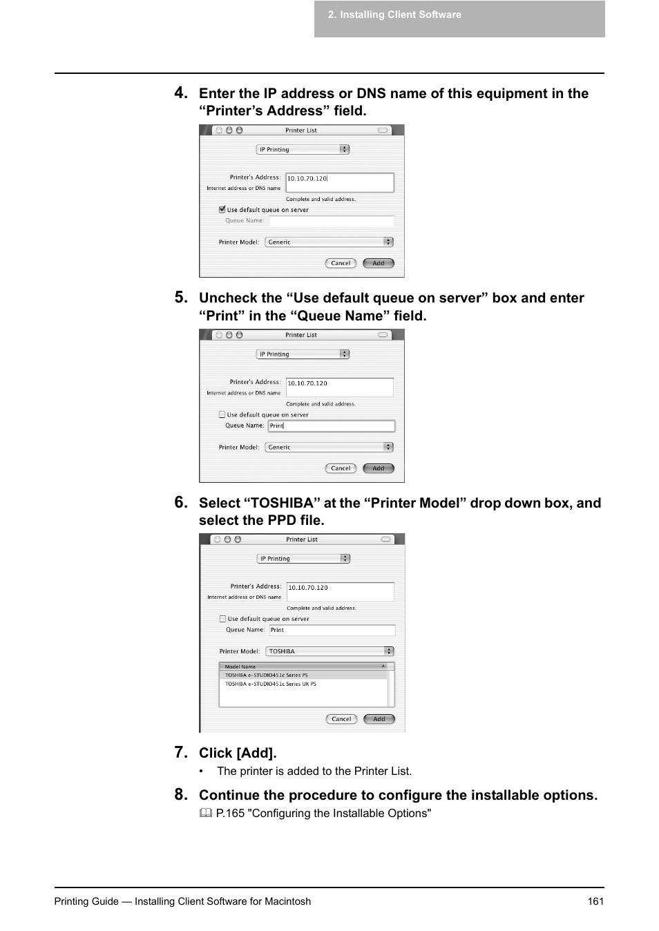 Toshiba E-STUDIO 351C User Manual | Page 161 / 372