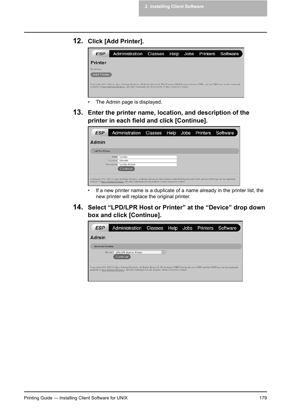 Toshiba E-STUDIO 351C User Manual | Page 179 / 372