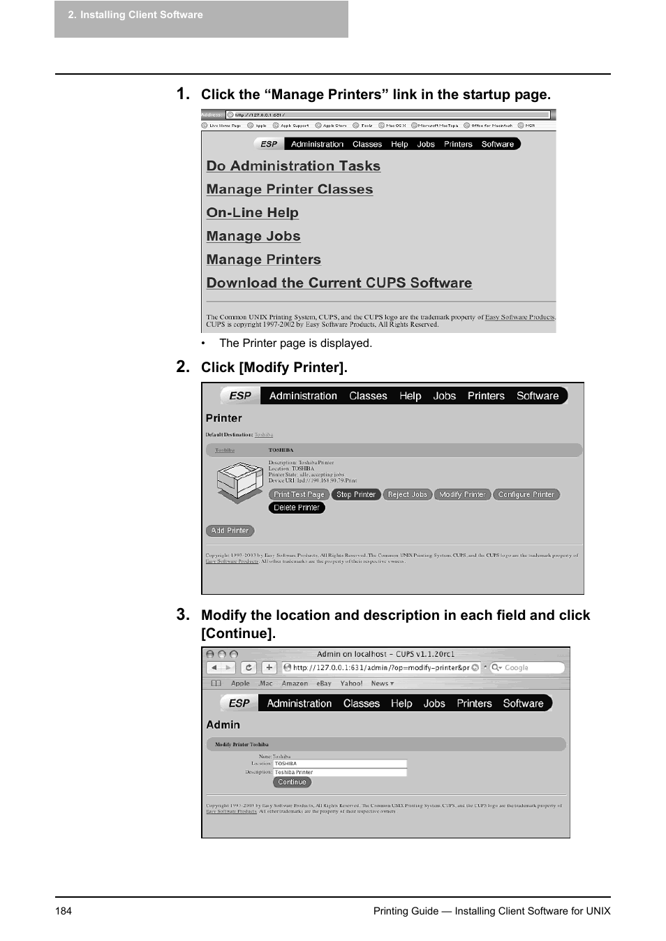 Toshiba E-STUDIO 351C User Manual | Page 184 / 372