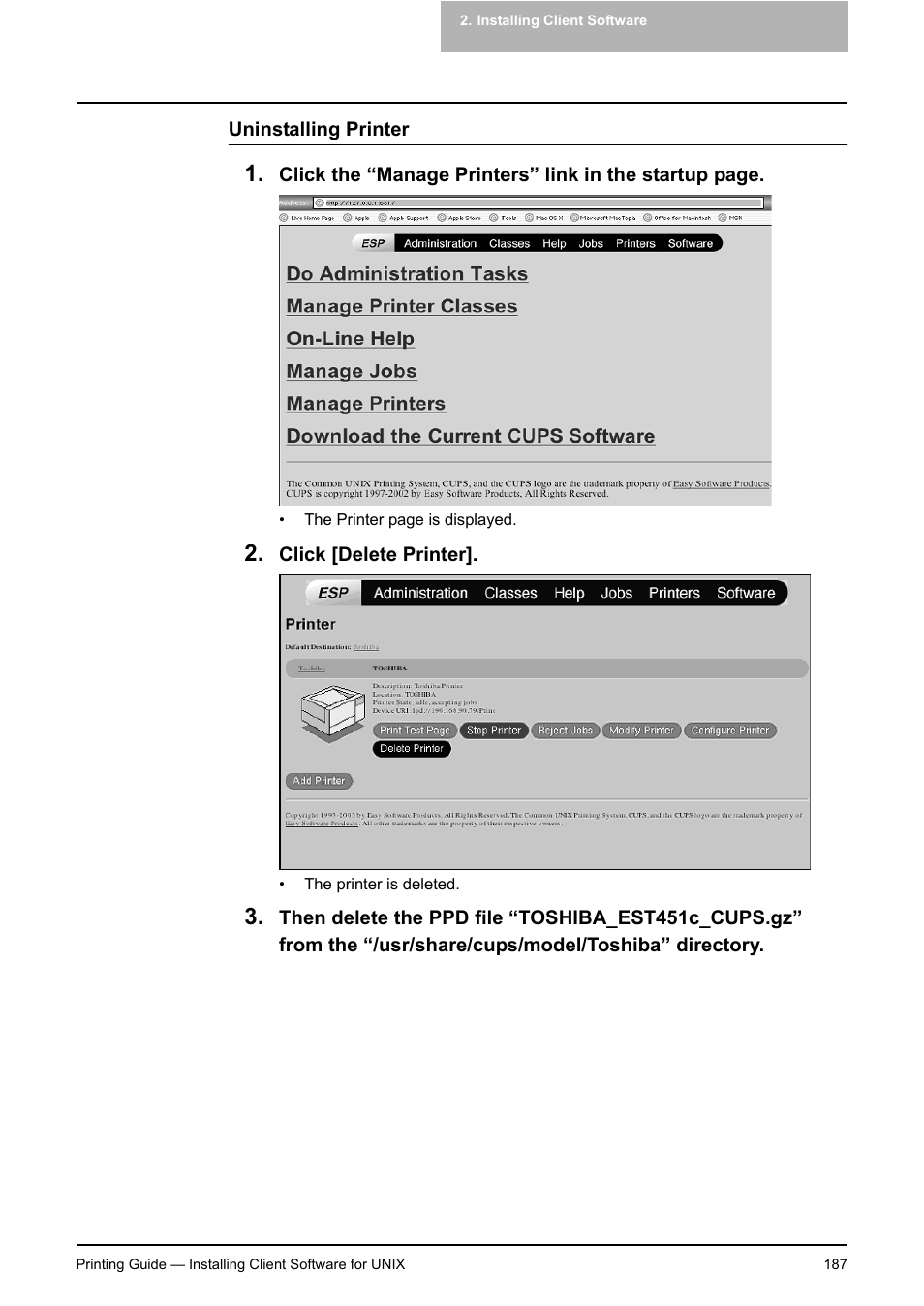 Toshiba E-STUDIO 351C User Manual | Page 187 / 372