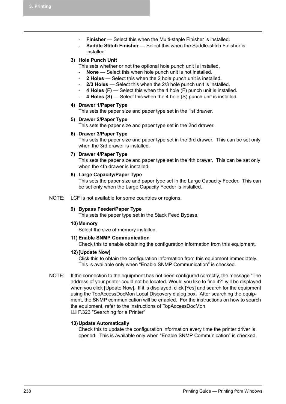 Toshiba E-STUDIO 351C User Manual | Page 238 / 372