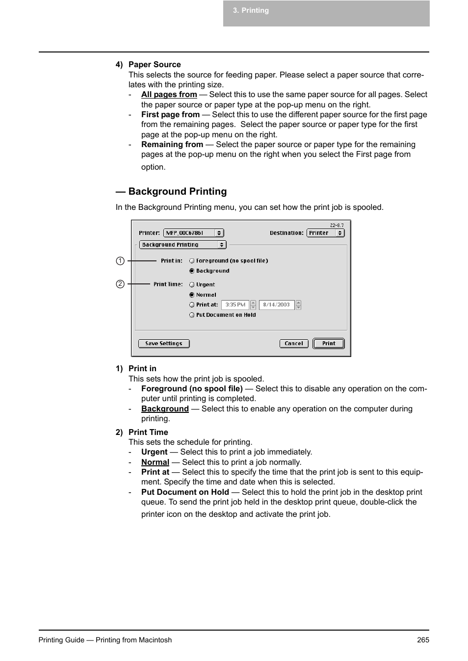 Background printing | Toshiba E-STUDIO 351C User Manual | Page 265 / 372