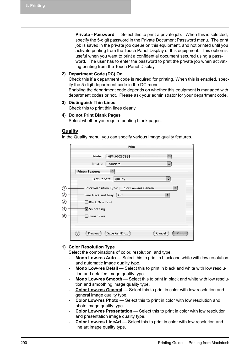 P.290 "quality | Toshiba E-STUDIO 351C User Manual | Page 290 / 372