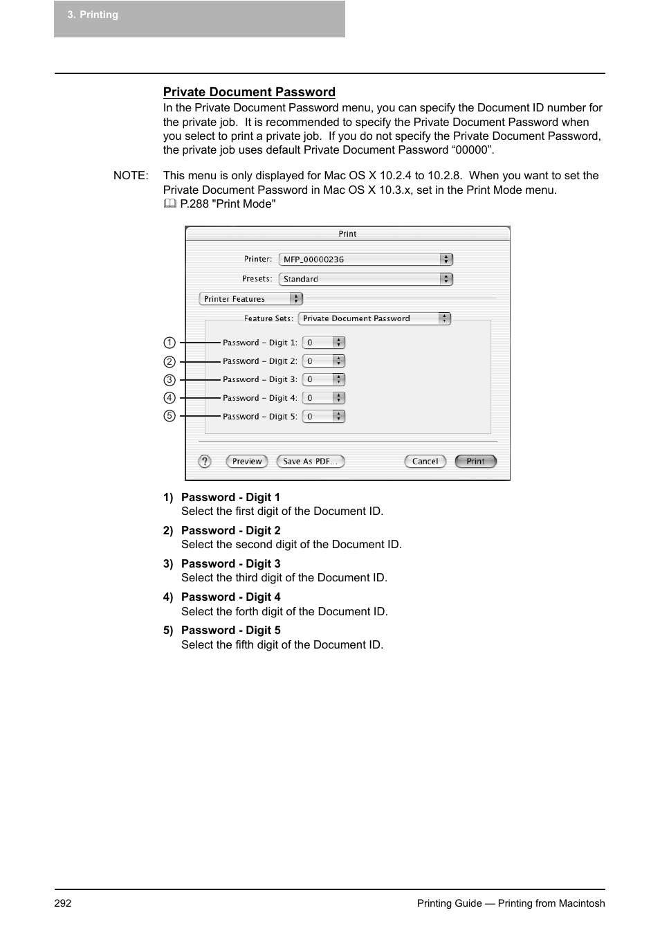 P.292 "private document pass, Word | Toshiba E-STUDIO 351C User Manual | Page 292 / 372
