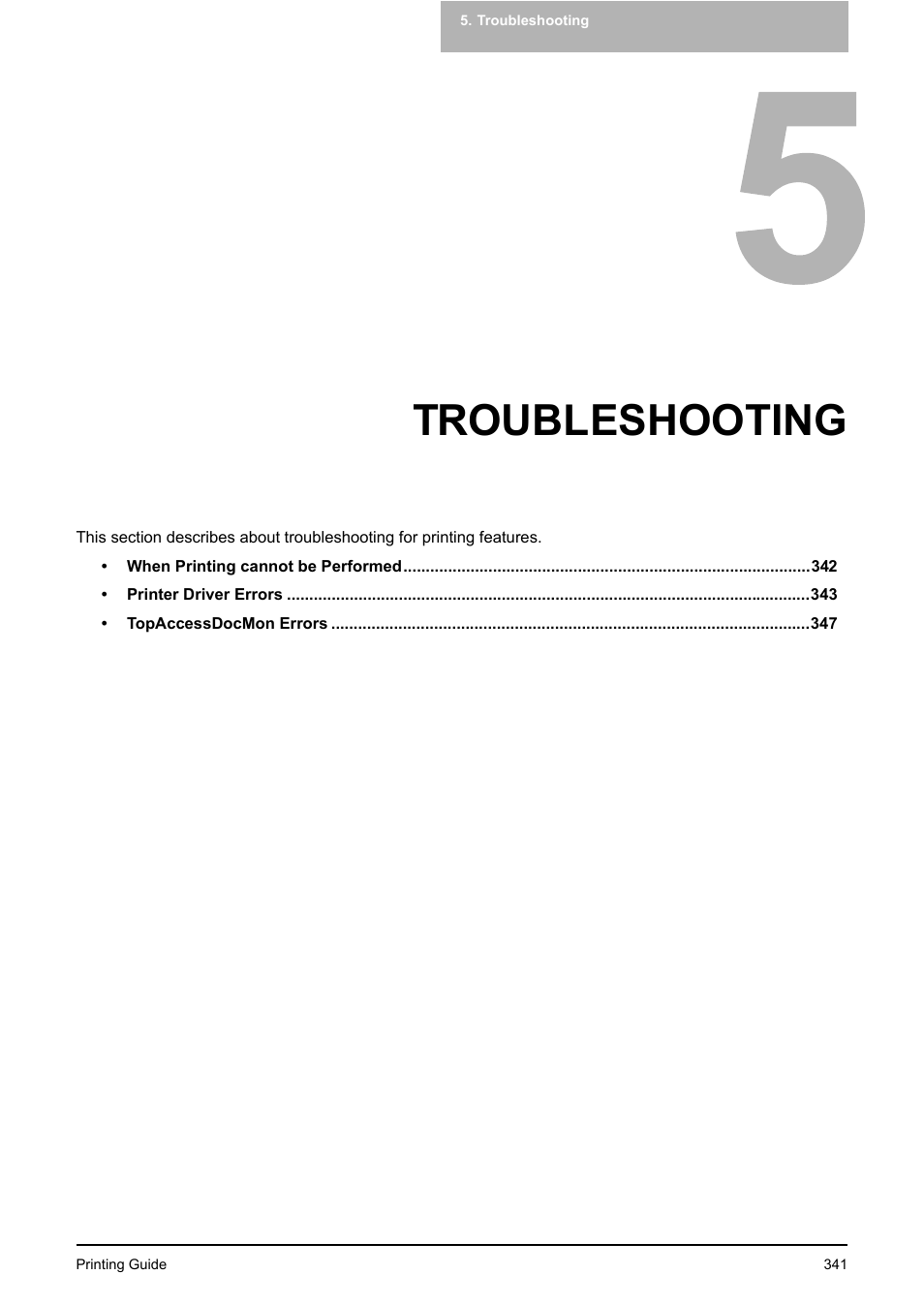 Troubleshooting | Toshiba E-STUDIO 351C User Manual | Page 341 / 372