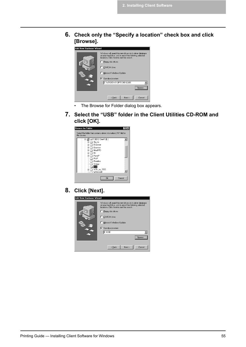 Toshiba E-STUDIO 351C User Manual | Page 55 / 372