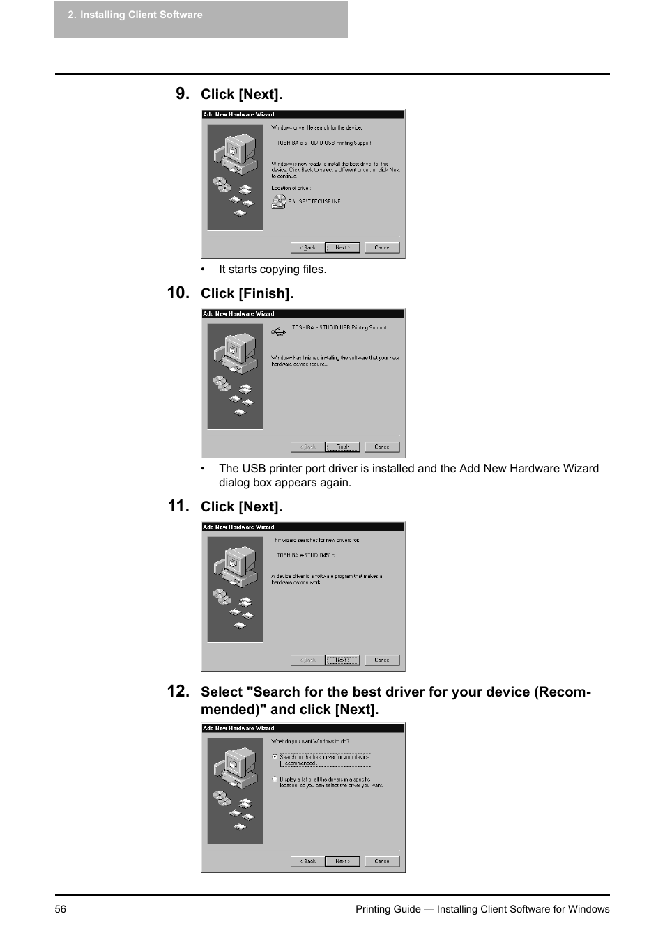 Toshiba E-STUDIO 351C User Manual | Page 56 / 372
