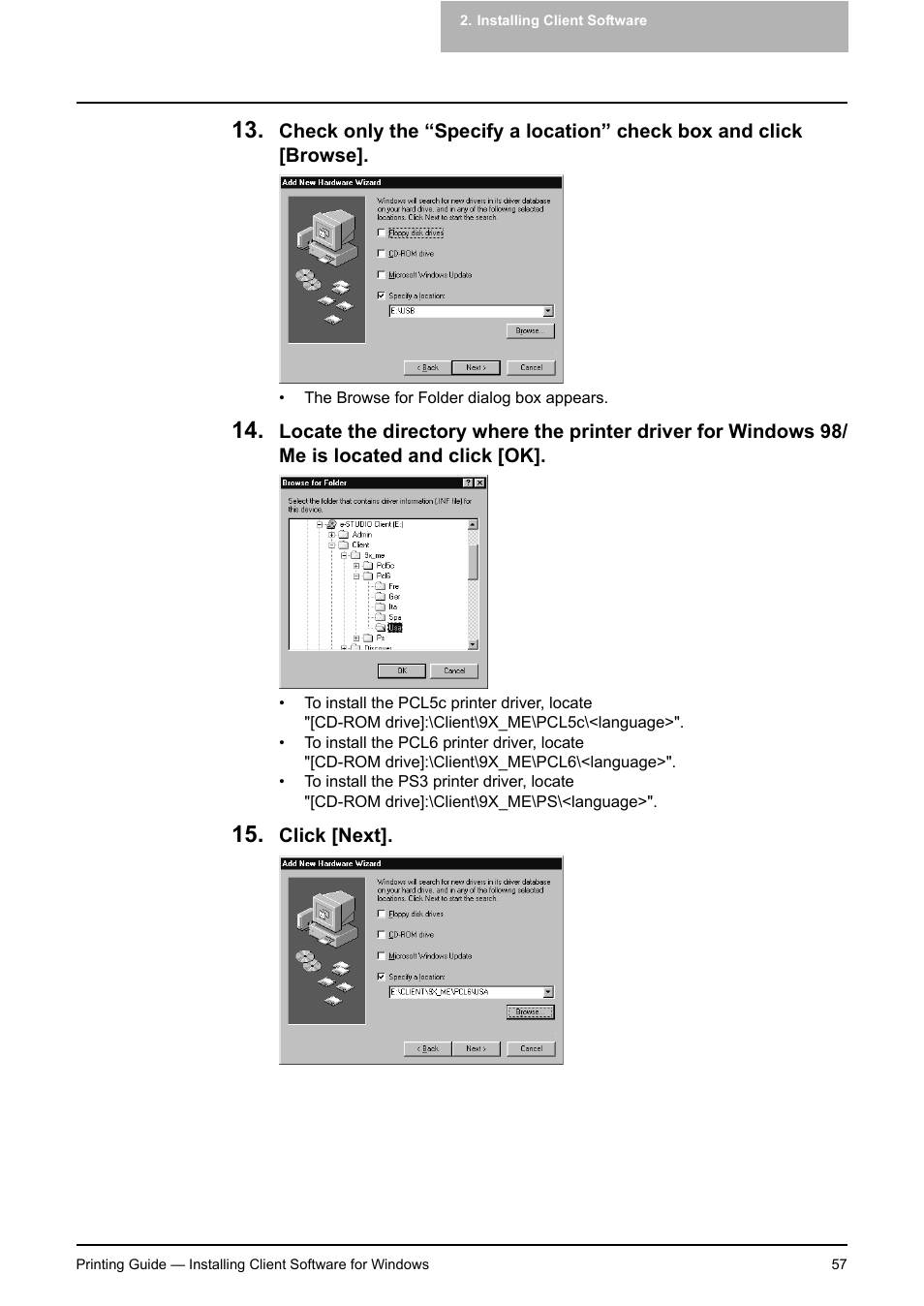 Toshiba E-STUDIO 351C User Manual | Page 57 / 372