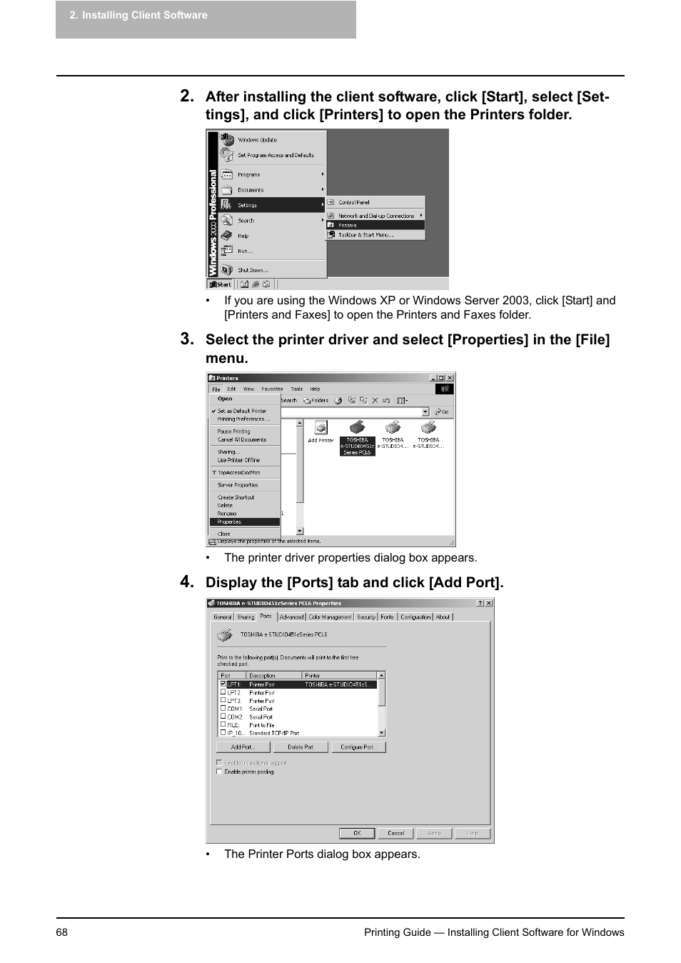 Toshiba E-STUDIO 351C User Manual | Page 68 / 372