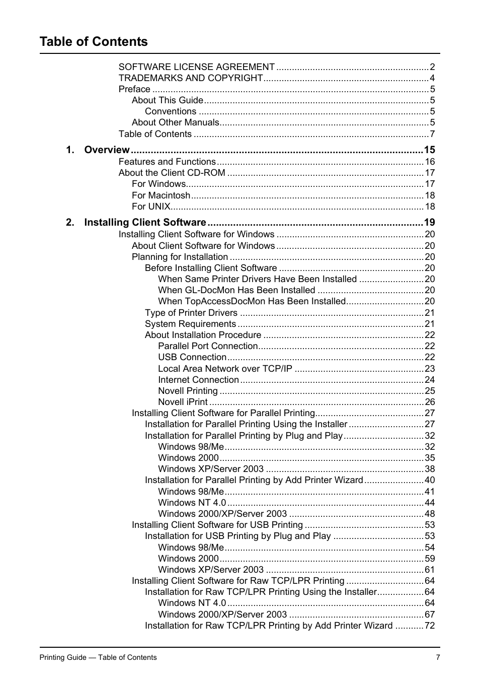 Toshiba E-STUDIO 351C User Manual | Page 7 / 372