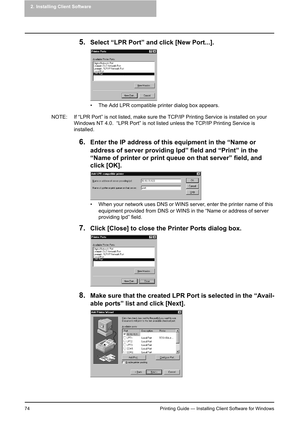 Toshiba E-STUDIO 351C User Manual | Page 74 / 372