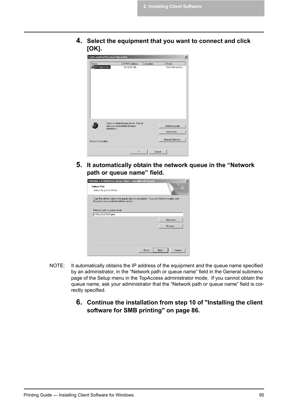 Toshiba E-STUDIO 351C User Manual | Page 95 / 372