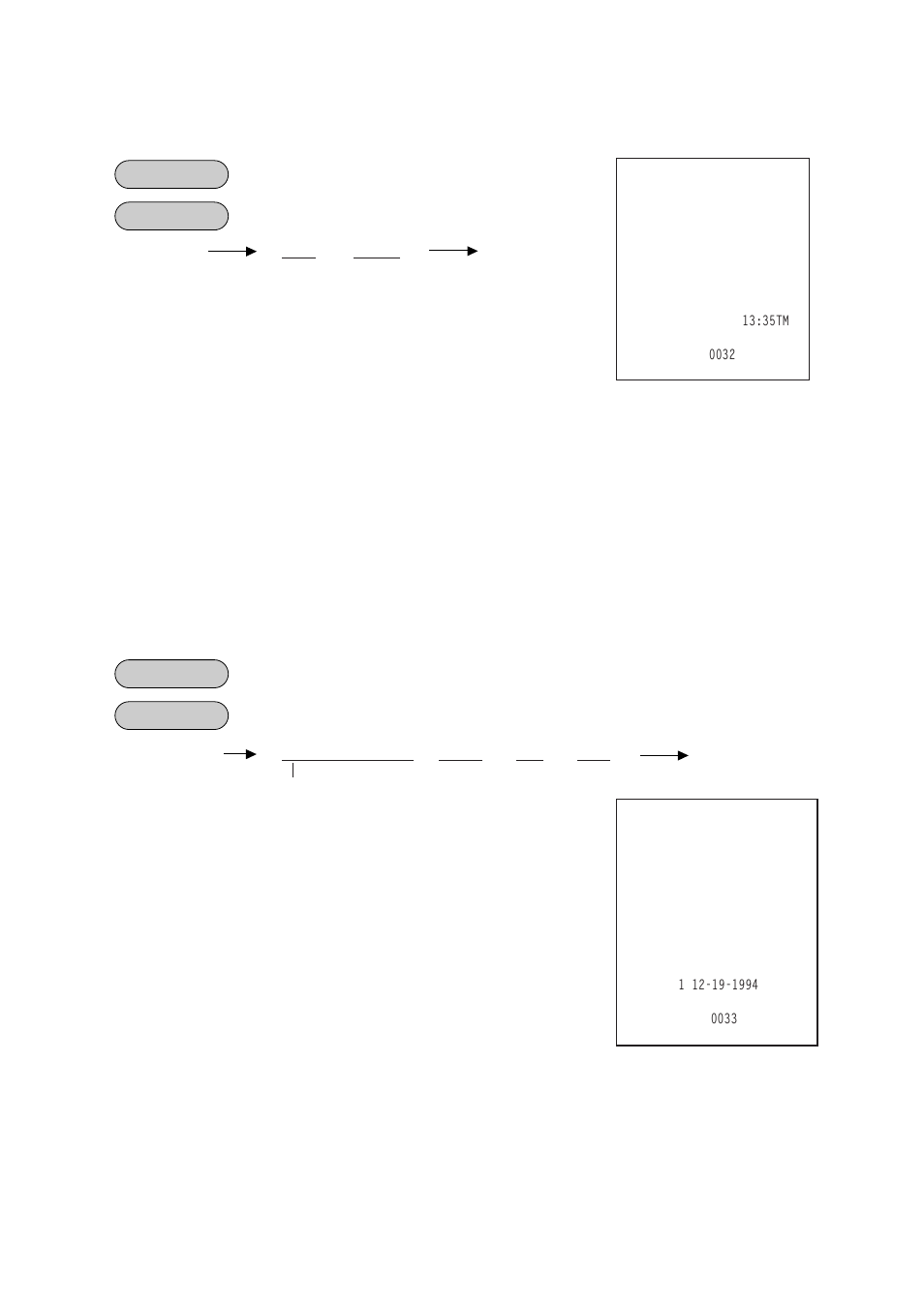 Time setting or adjustment (submode 5), Date setting or adjustment (submode 6) | Toshiba TEC FS-1450 User Manual | Page 120 / 144